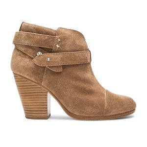 Rag and Bone Camel Suede Harrow Boots